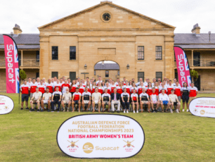 Australian Defence Force Football Federation National Championships 2023 British Army Women's Team